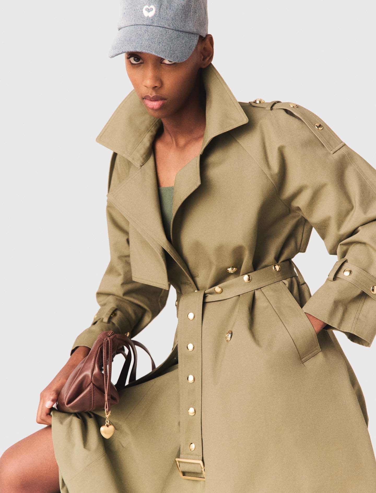 Maje Shop / Studded trench coat