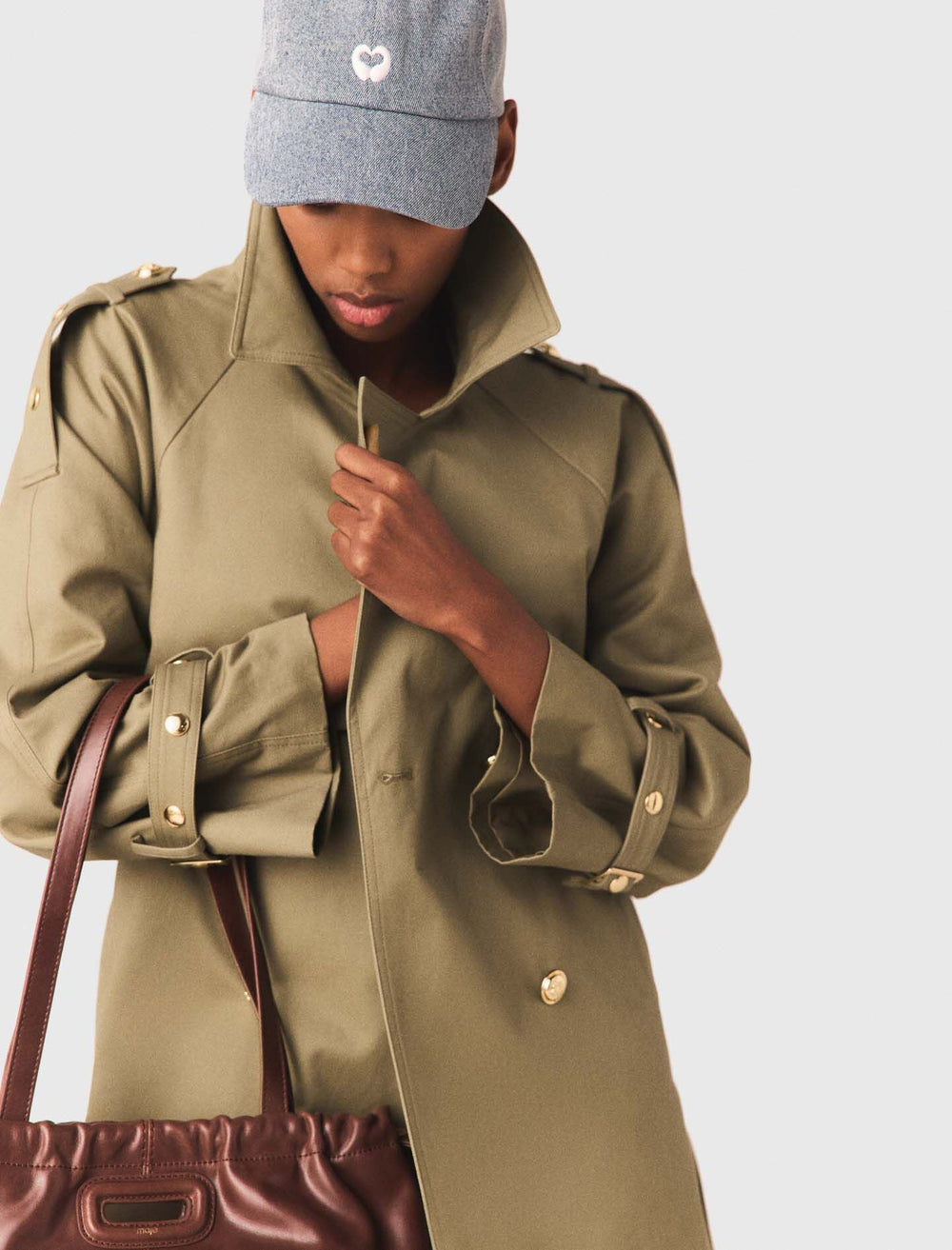 Maje Shop / Studded trench coat