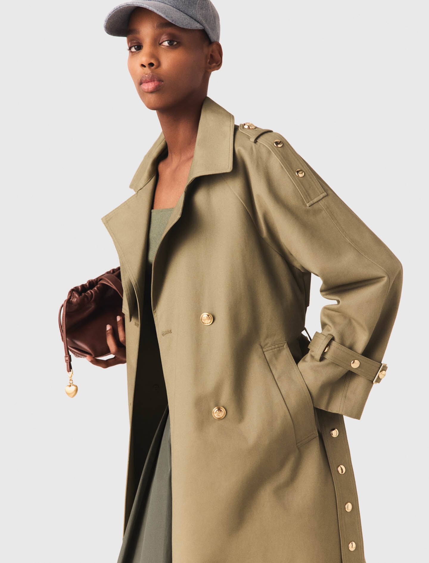 Maje Shop / Studded trench coat