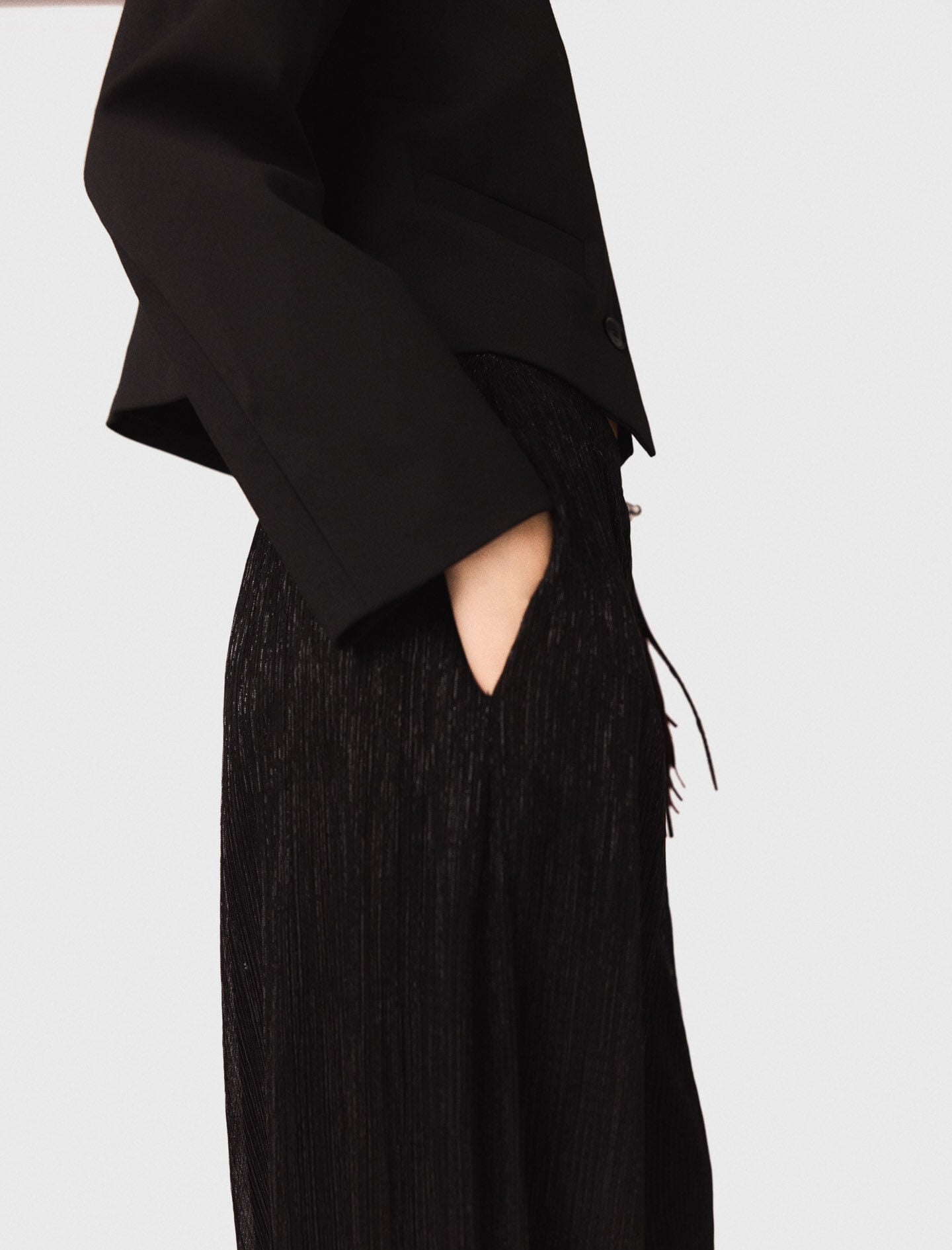 Maje Discount / Metallic harem trousers