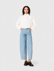 Maje Sale / Textured balloon jeans