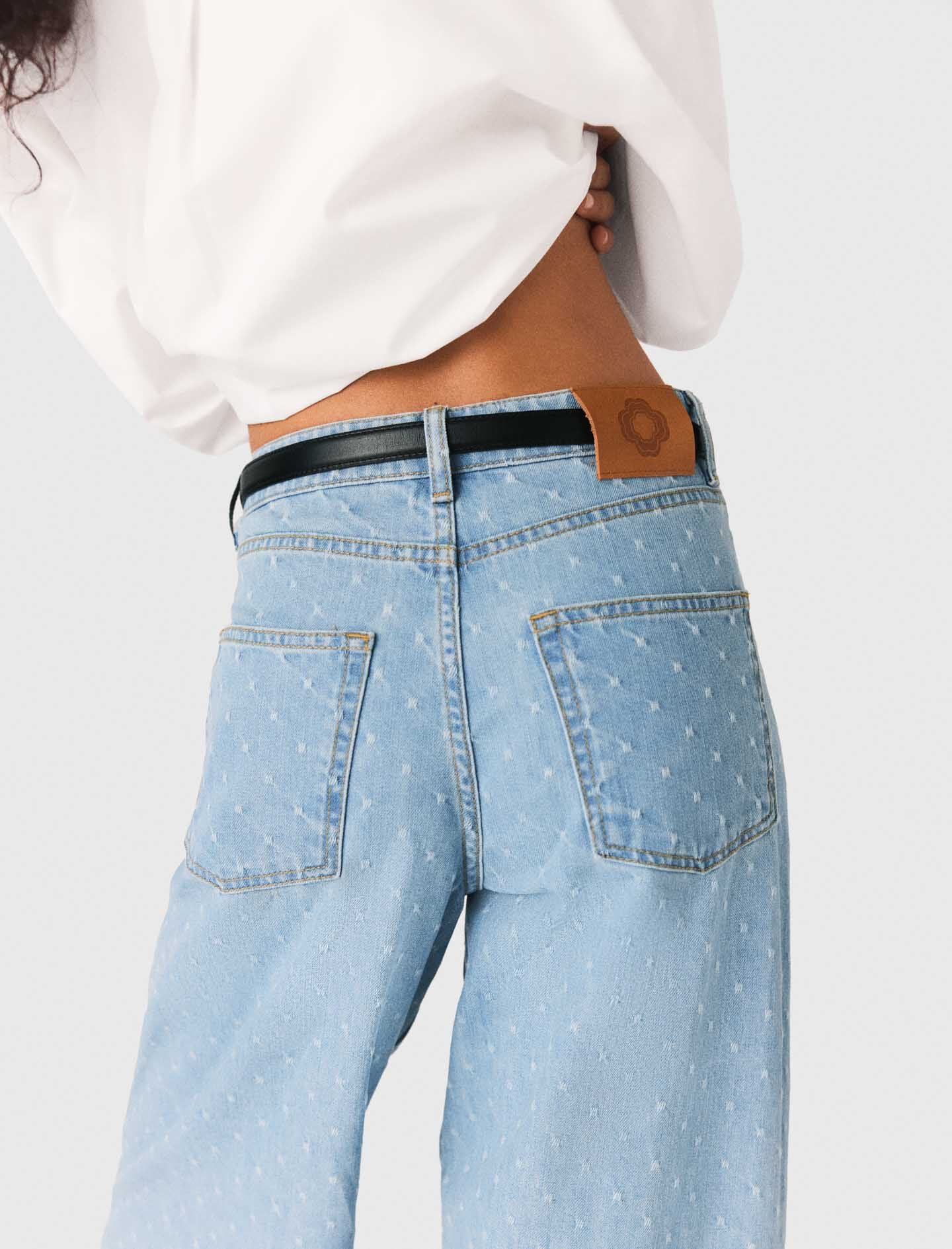 Maje Sale / Textured balloon jeans