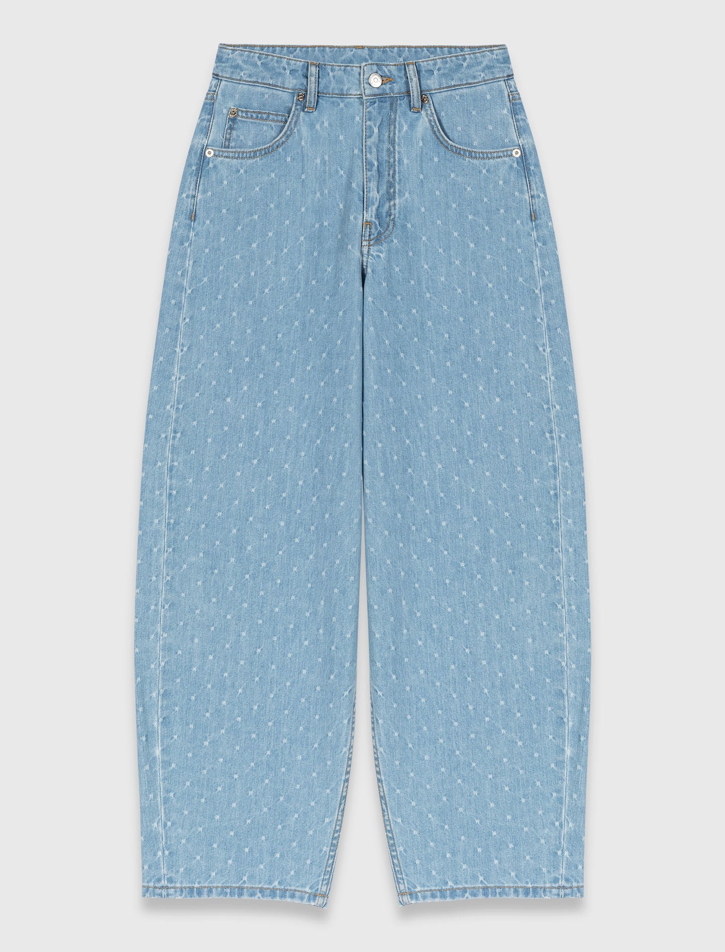 Maje Sale / Textured balloon jeans