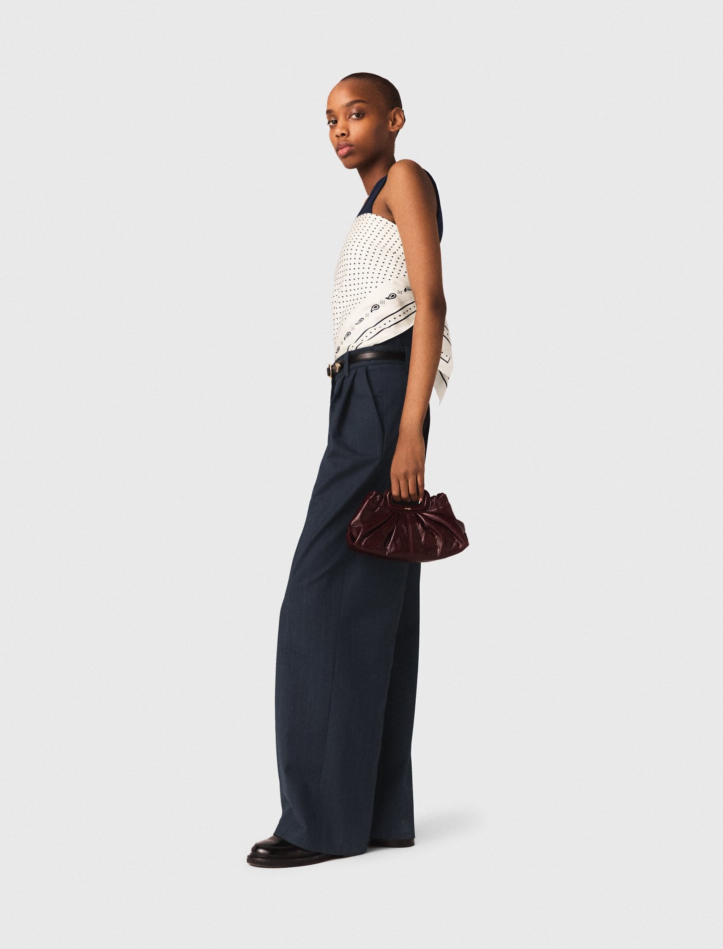 Maje New / Pinstripe suit trousers