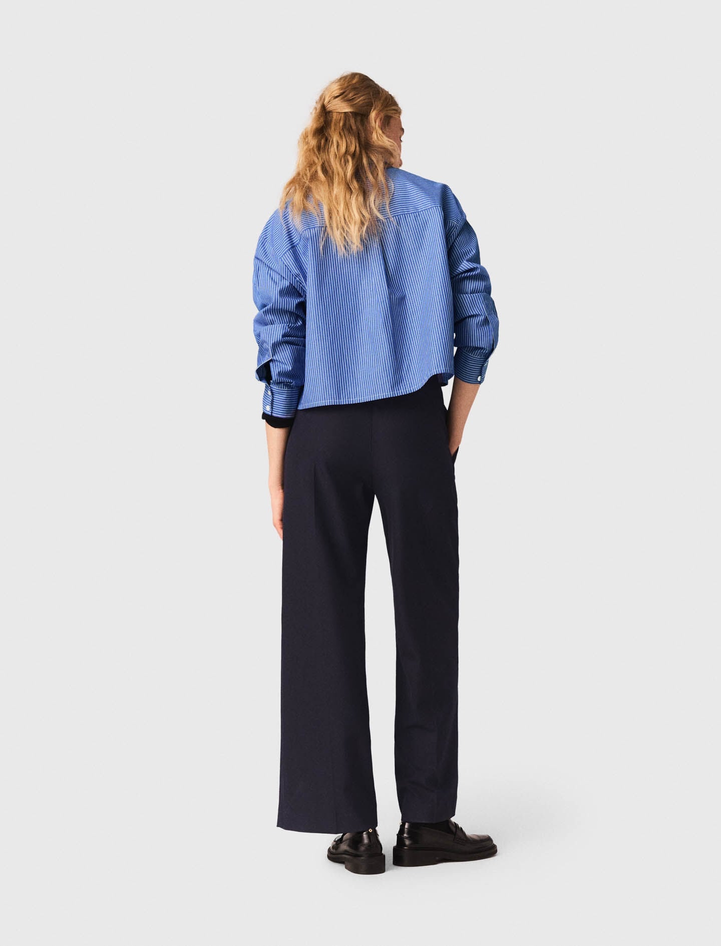 Maje Discount / Wide-leg suit trousers