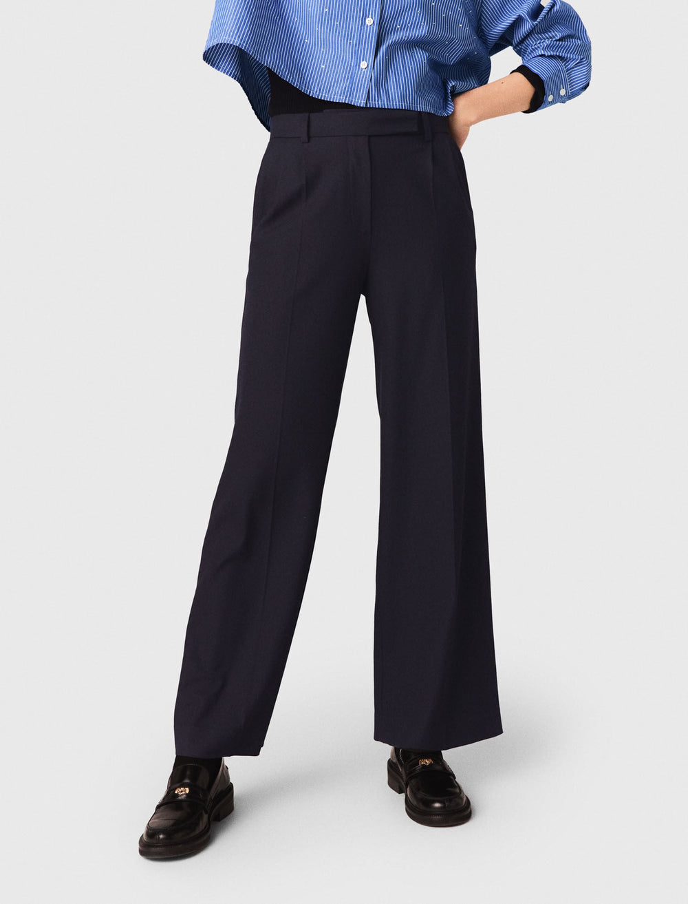 Maje Discount / Wide-leg suit trousers