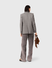Maje Online / Wide-leg jeans with chain-link belt