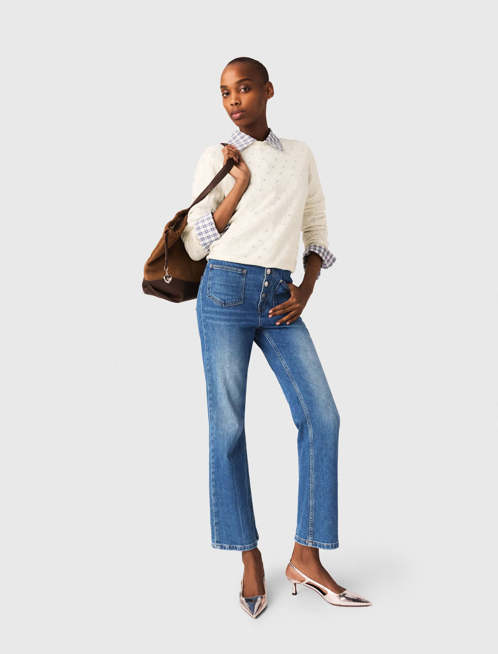 Maje Sale / Denim jeans with pockets