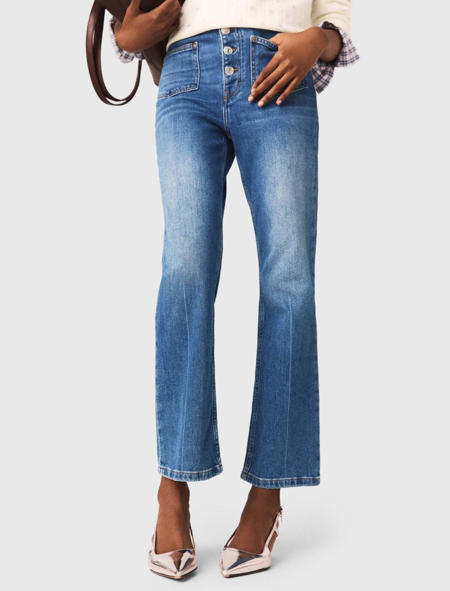 Maje Sale / Denim jeans with pockets