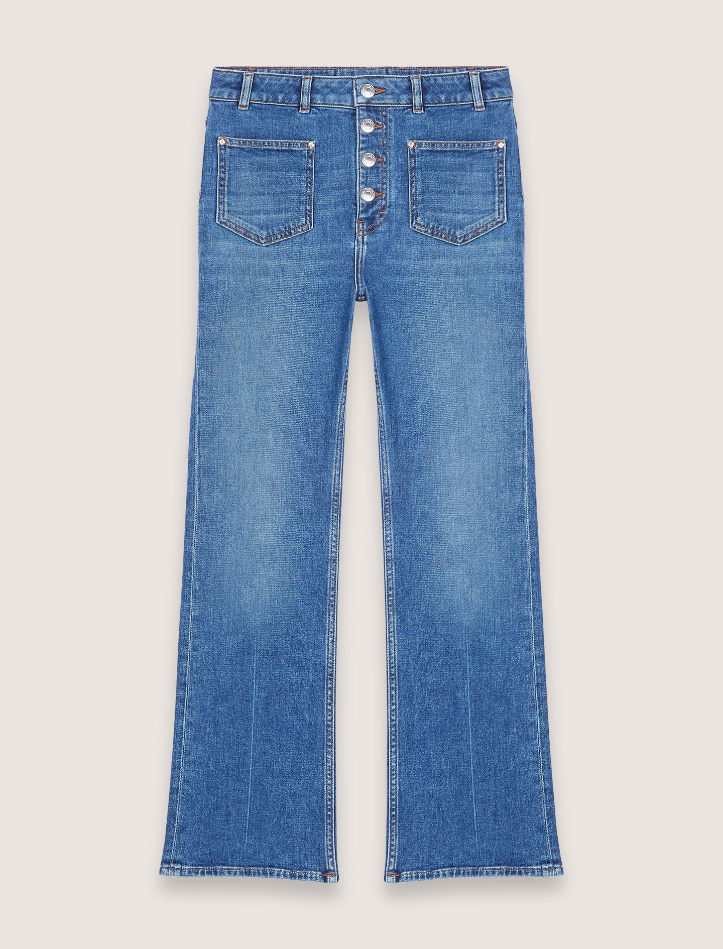 Maje Sale / Denim jeans with pockets