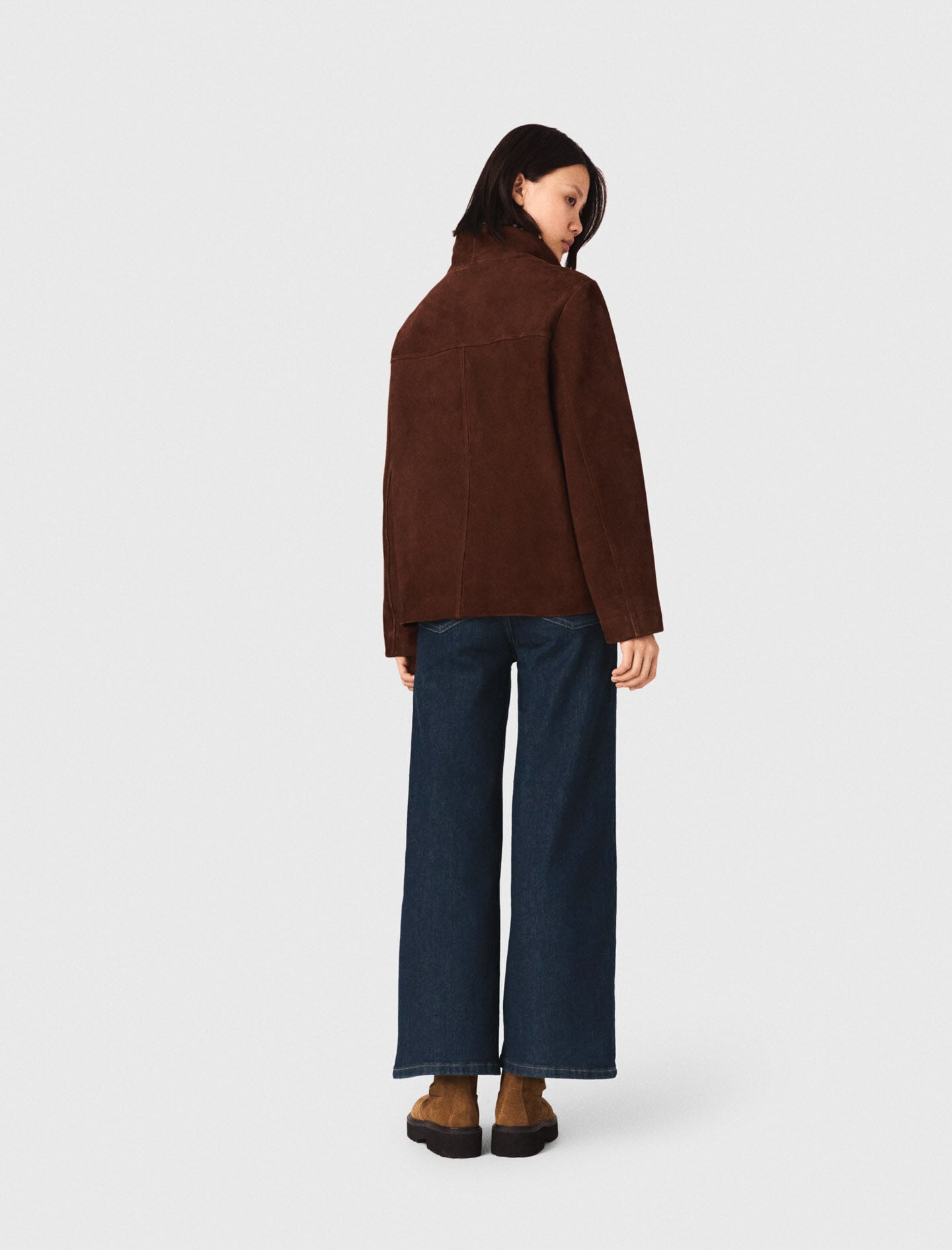 Maje Outlet / Wide jeans with patch pockets