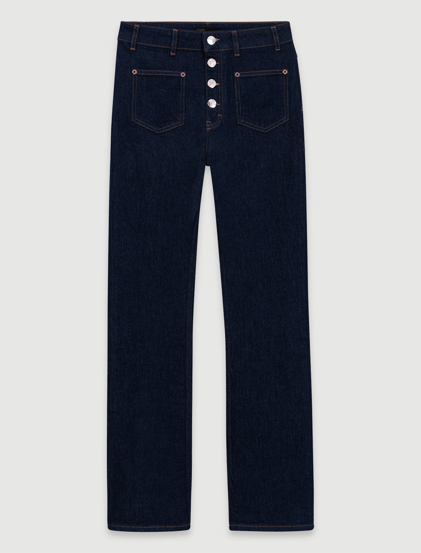 Maje Online / Denim jeans with pockets