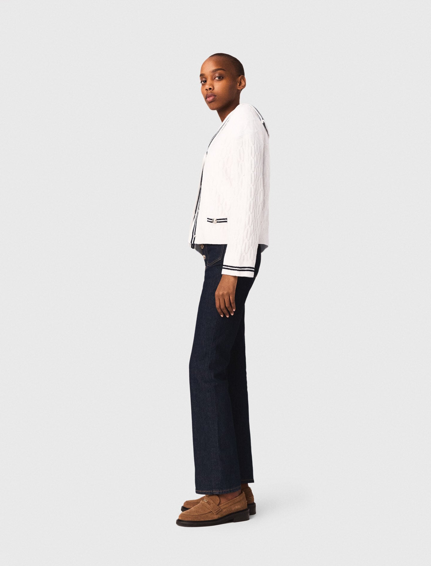 Maje Online / Denim jeans with pockets