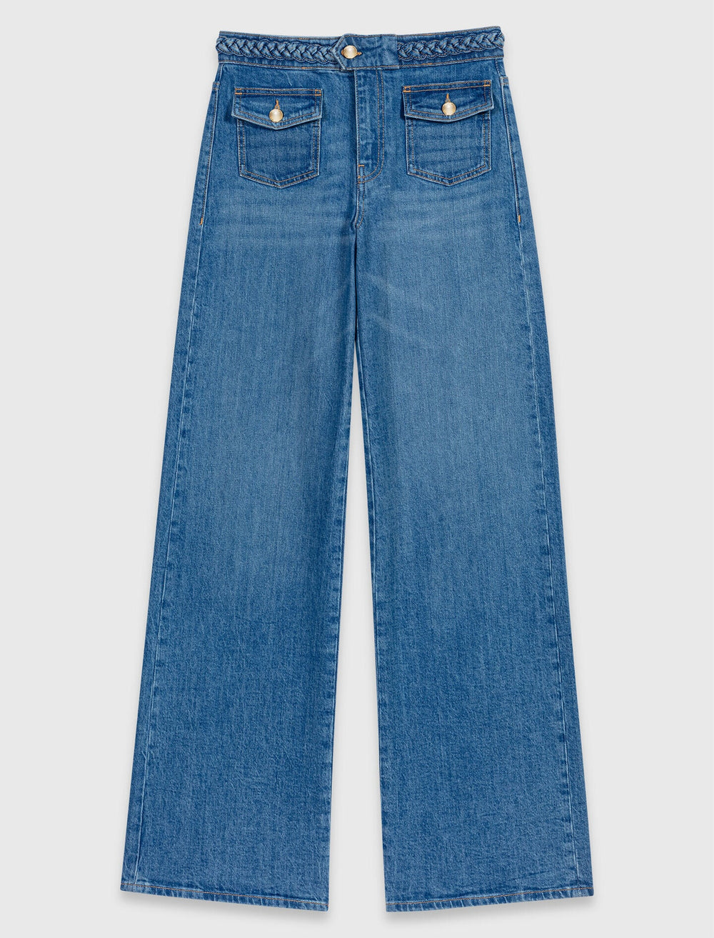 Maje Sale / Braided flared jeans