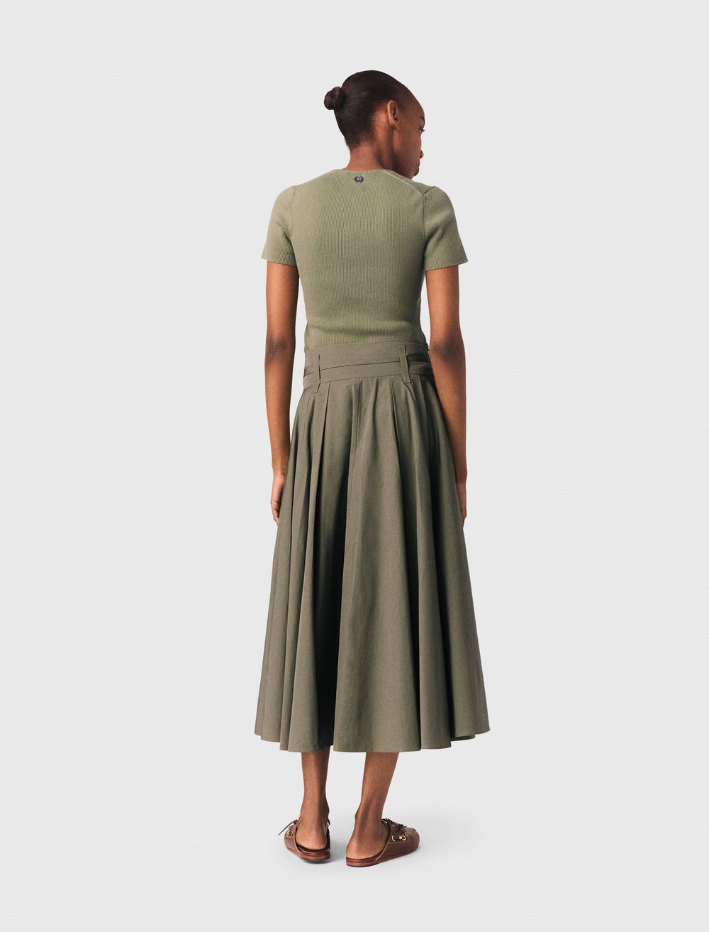 Maje On Sale / Square-neck ribbed sweater