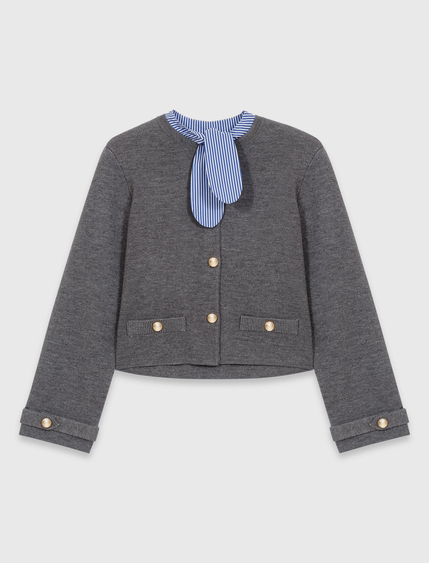 Maje Online / Cardigan with removable tie
