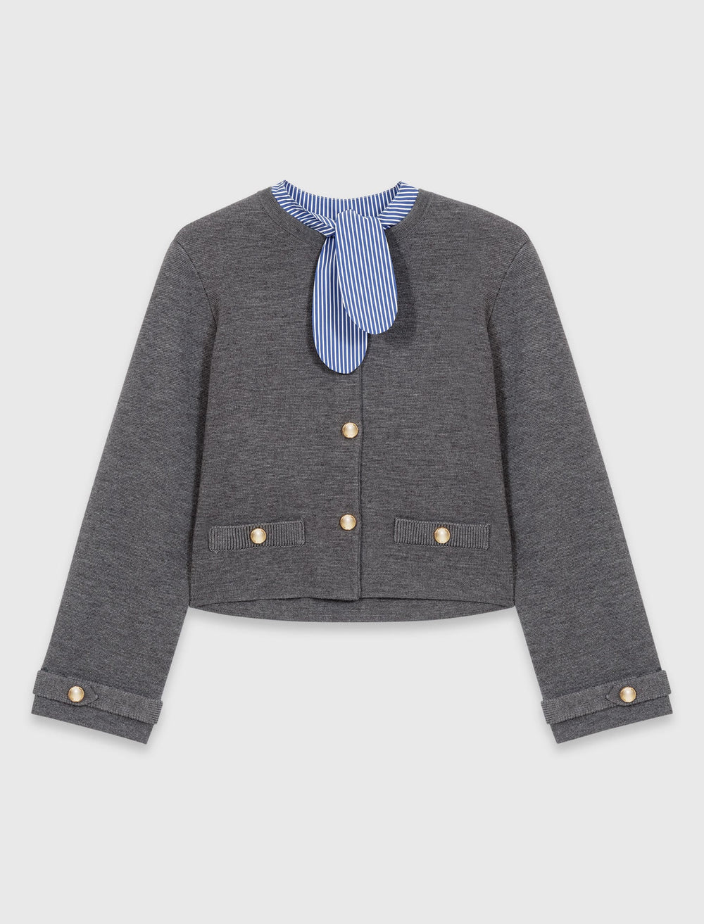 Maje Online / Cardigan with removable tie