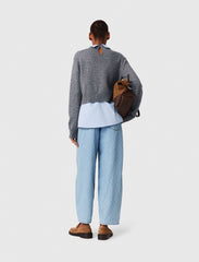 Maje Discount / Sweater with removable collar and layer