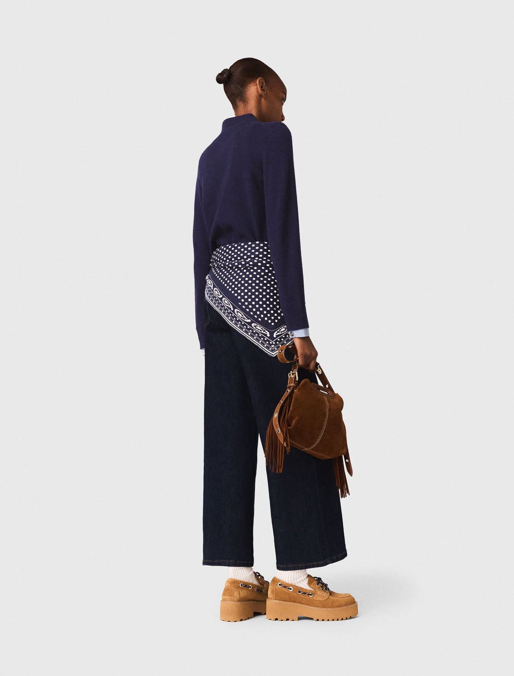 Maje On Sale / Polo cardigan with removable trims