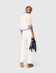 Maje Shop / Rhinestone-front cardigan