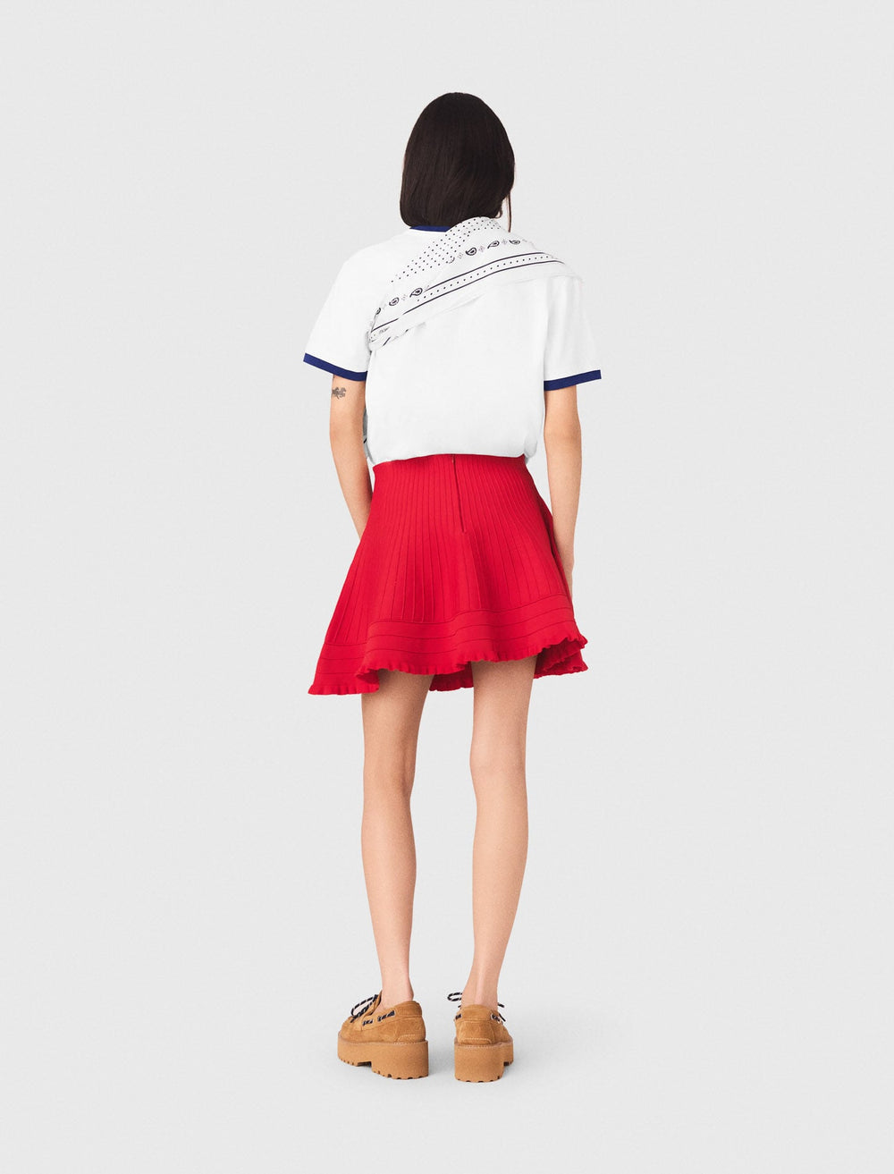 Maje On Sale / Compact knit short skirt