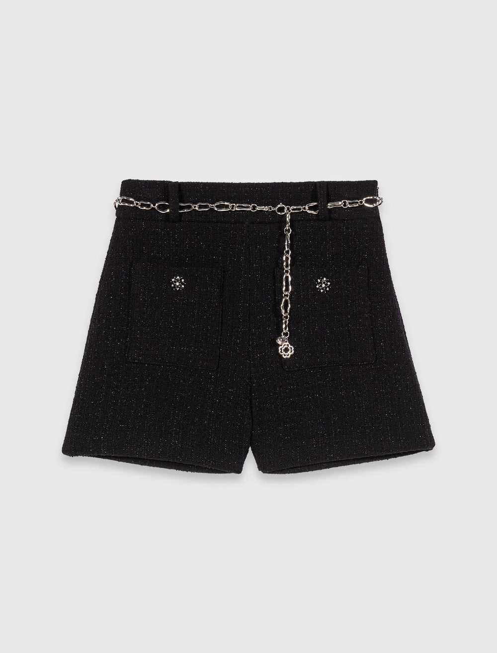 Maje New / Shiny tweed shorts