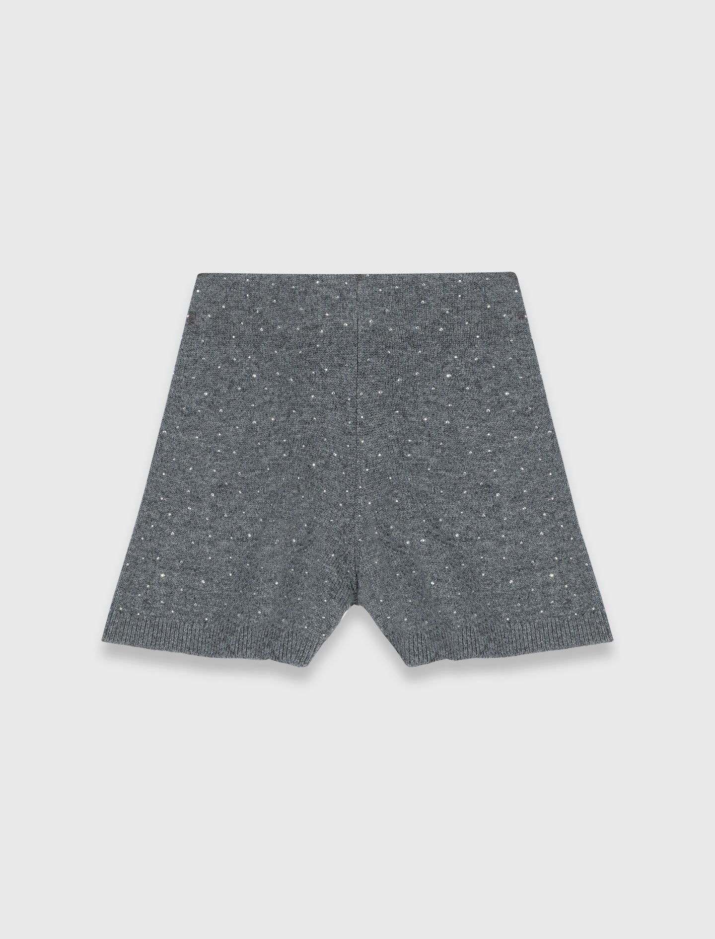 Maje Shop / Knit shorts with rhinestones