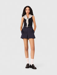 Maje Sale / Satin-effect shorts