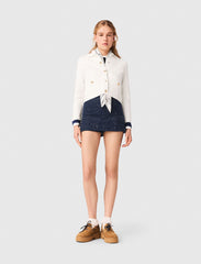 Maje On Sale / Layered effect embellished skort