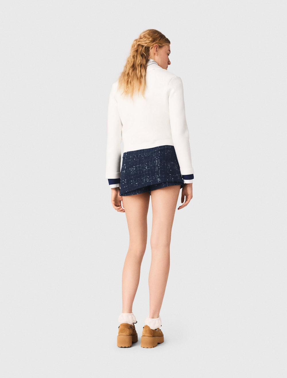 Maje On Sale / Layered effect embellished skort