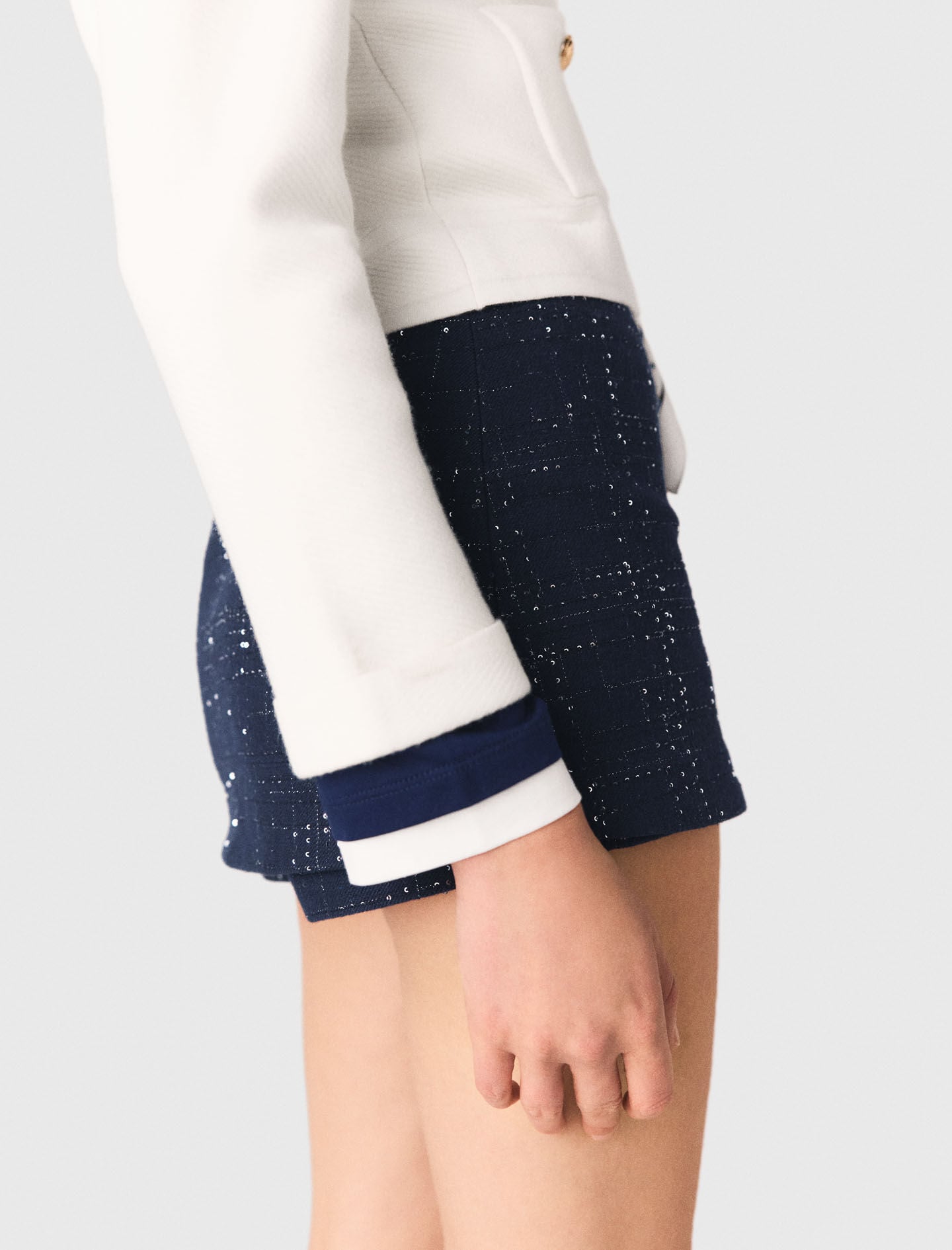 Maje On Sale / Layered effect embellished skort