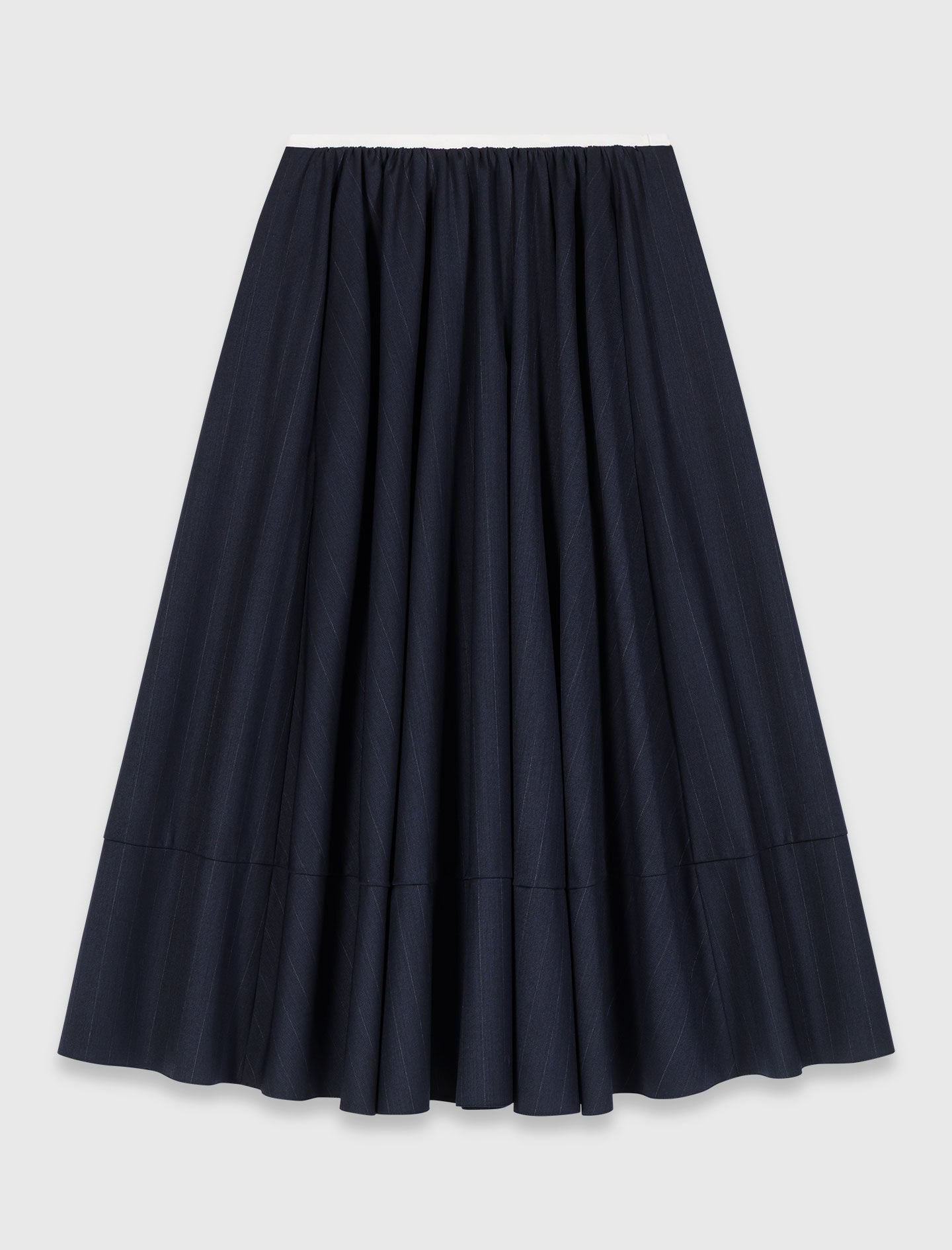 Maje Outlet / Pinstripe tailored midi skirt