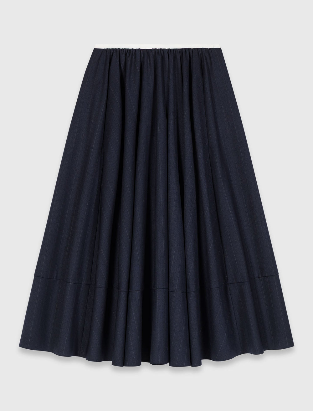 Maje Outlet / Pinstripe tailored midi skirt
