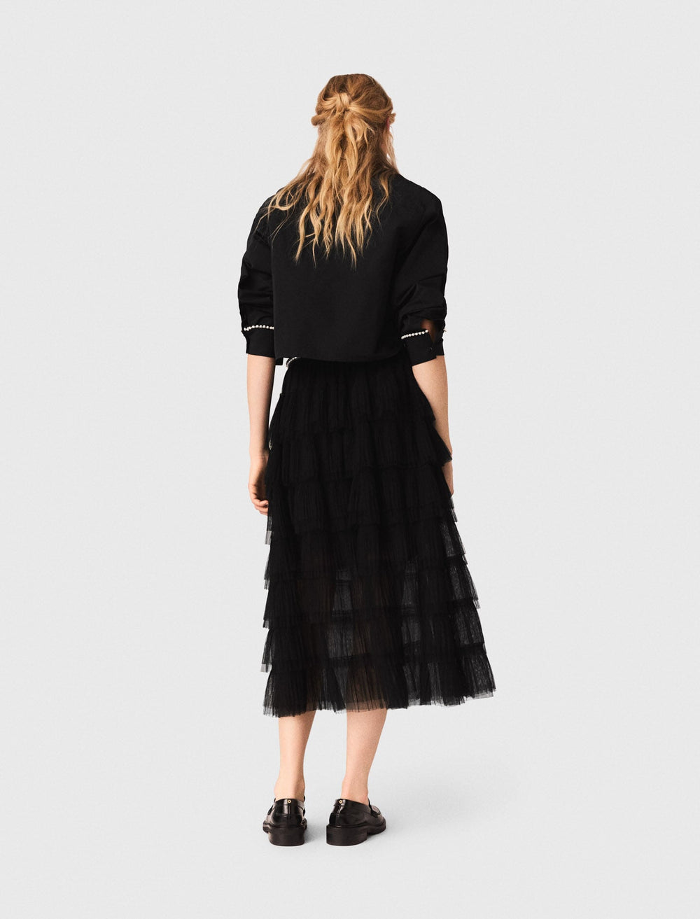 Maje Sale / Tulle midi skirt