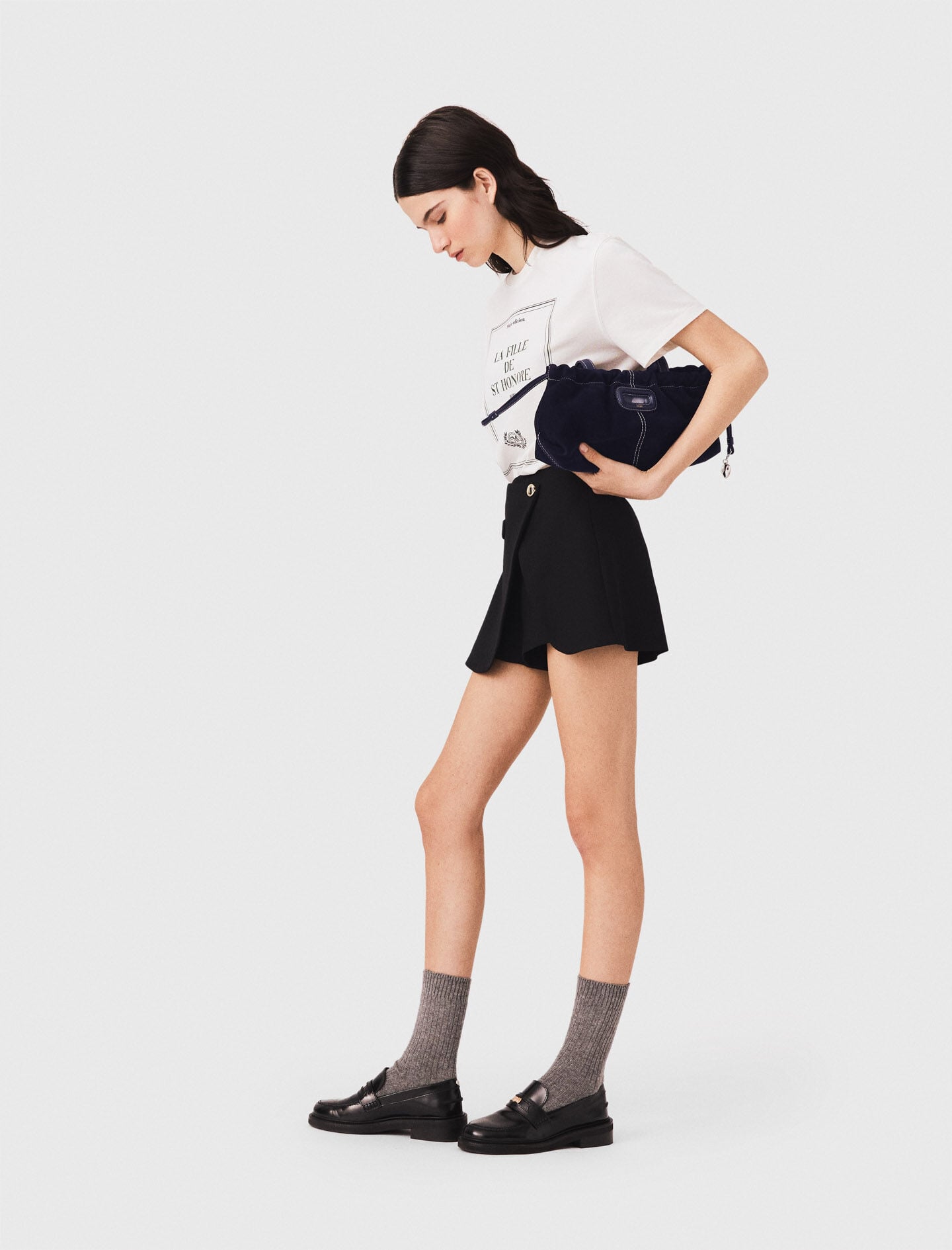 Maje On Sale / Layered-effect suit shorts