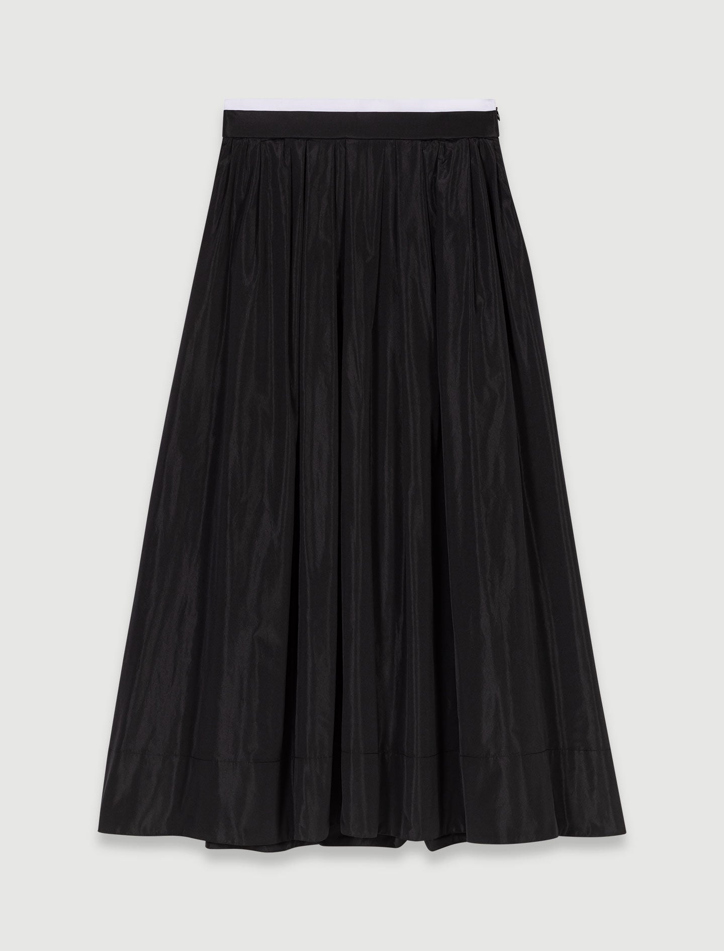 Maje Outlet / maxi skirt with contrast waistband