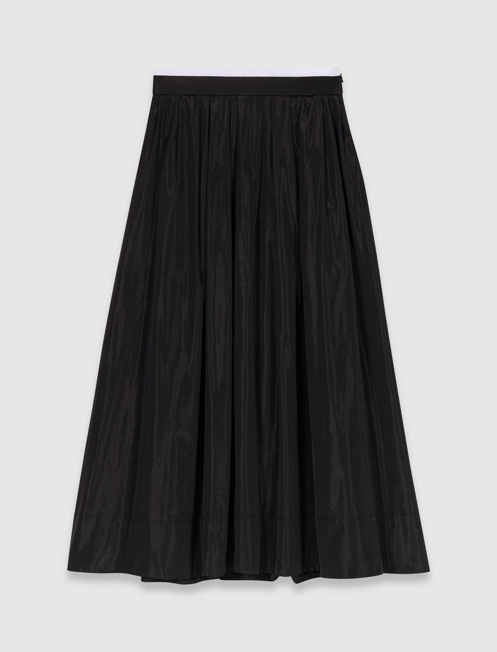 Maje Outlet / maxi skirt with contrast waistband