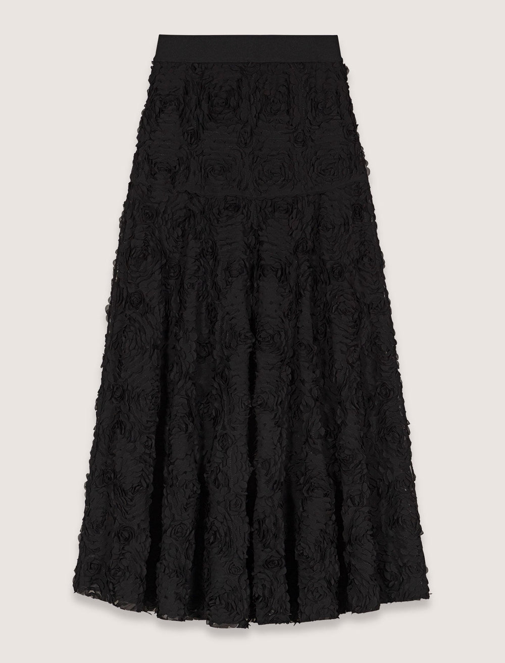 Maje New / Long embroidered skirt