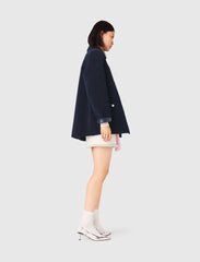Maje On Sale / Leather & faux shearling jacket
