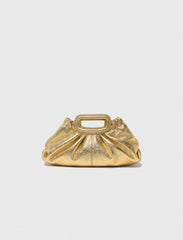 Maje Outlet / Metallic leather Milpli mini Clutch