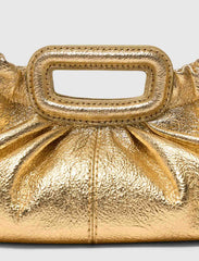 Maje Outlet / Metallic leather Milpli mini Clutch