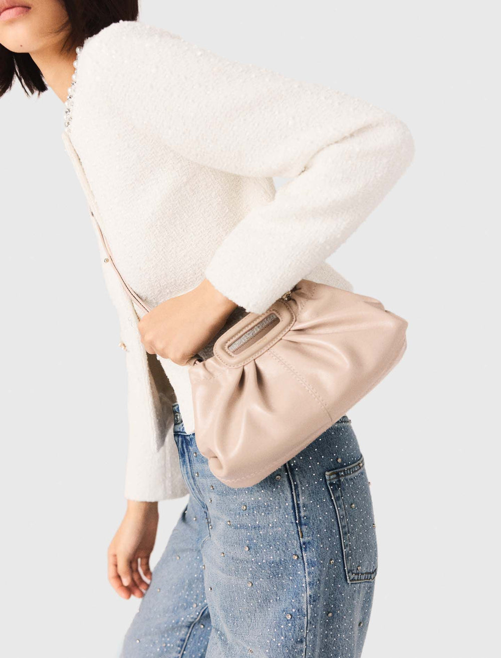 Maje Discount / Naplak leather Milpli mini Clutch