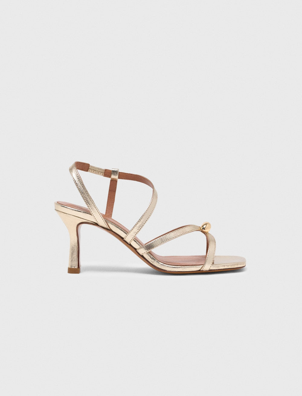 Maje Shop / Metallic multi-strap sandals