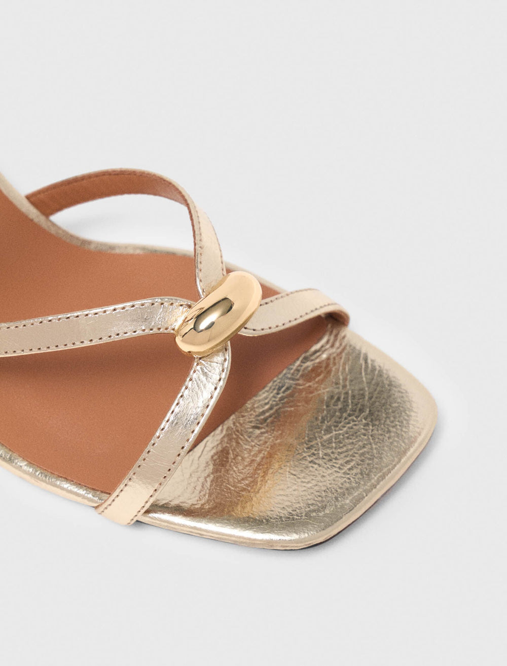Maje Shop / Metallic multi-strap sandals