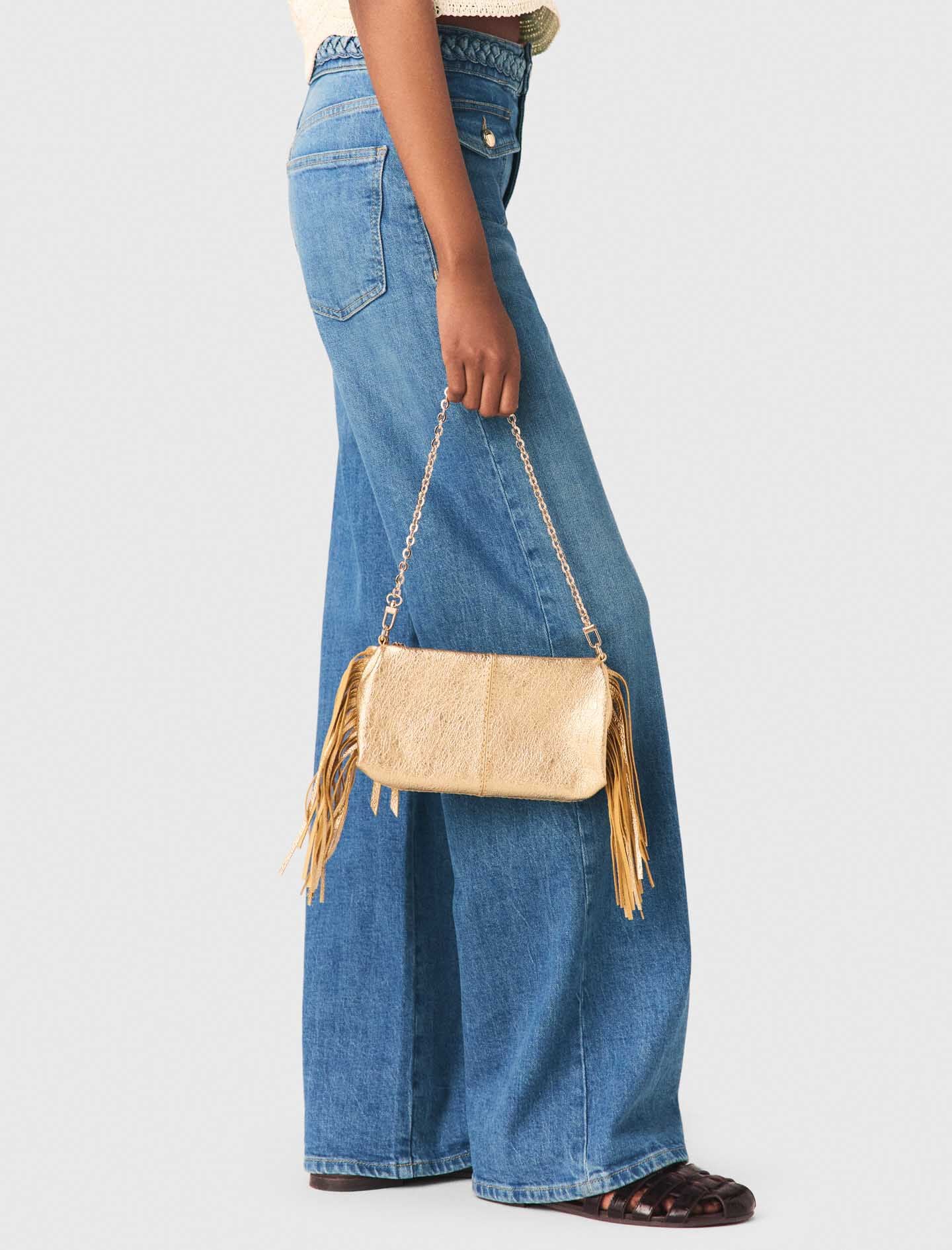 Maje Online / Miss M Metallic Pouch Bag