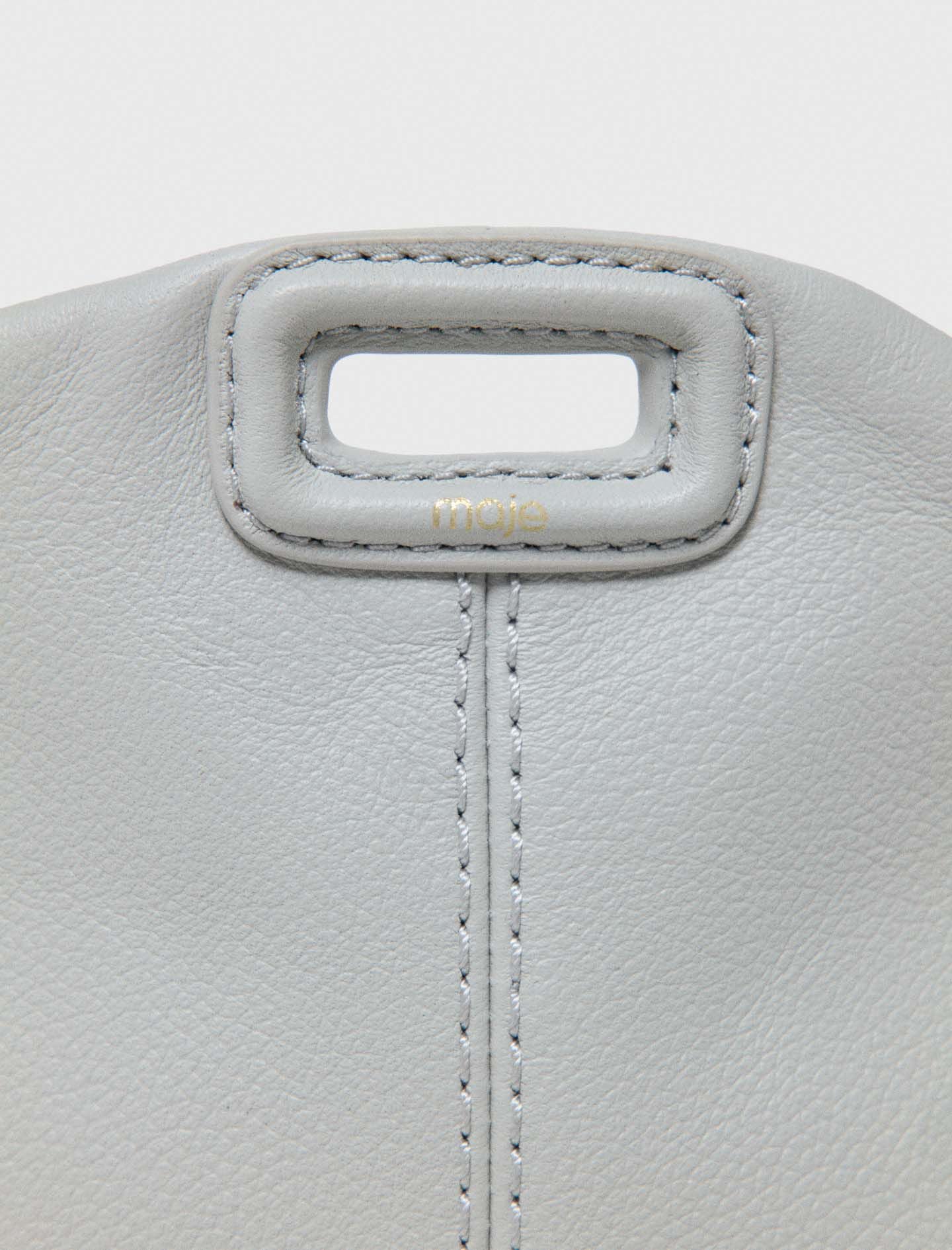 Maje Discount / Miss M micro grained leather bag