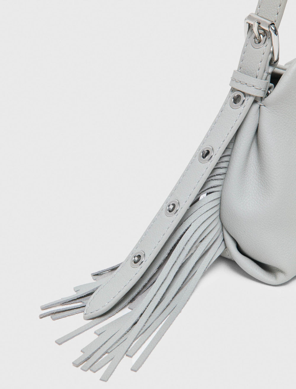 Maje Discount / Miss M micro grained leather bag