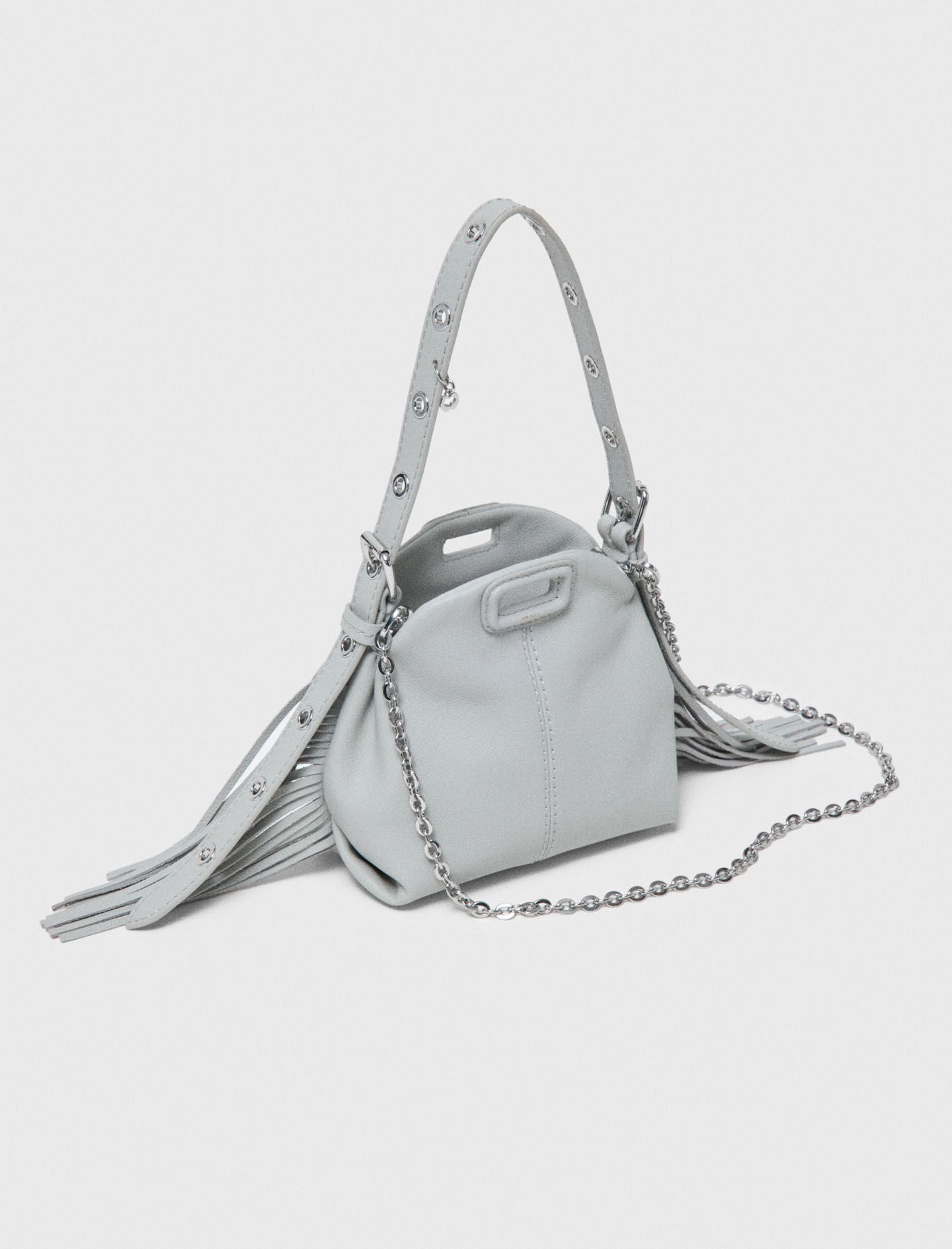 Maje Discount / Miss M micro grained leather bag