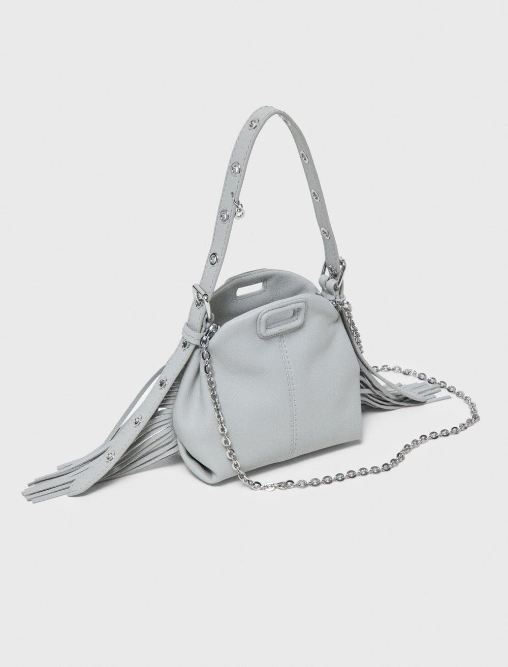 Maje Discount / Miss M micro grained leather bag