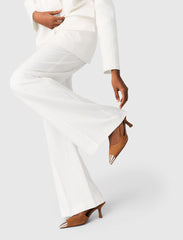 Maje Shop / Metallic-toe suede pumps